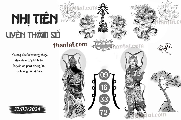 NHỊ TIÊN UYÊN THÂM SỐ 16/03/2024