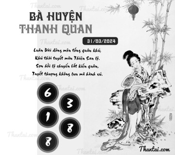 BÀ HUYỆN THANH QUAN 31/03/2024