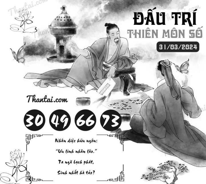 ĐẤU TRÍ THIÊN MÔN SỐ 16/03/2024