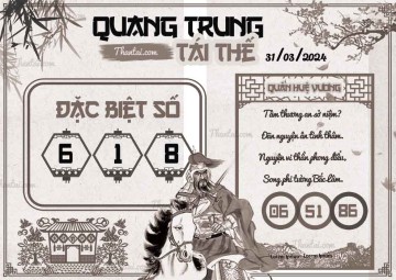 QUANG TRUNG TÁI THẾ 31/03/2024