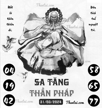 SA TĂNG THẦN PHÁP 31/03/2024