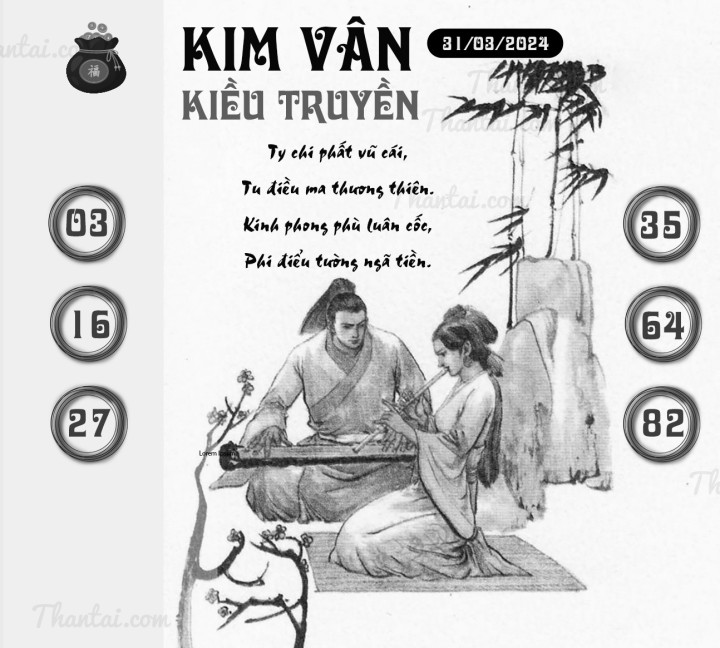 KIM VÂN KIỀU TRUYỀN 16/03/2024