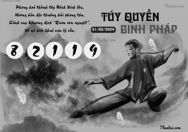 TÚY QUYỀN BINH PHÁP 16/03/2024