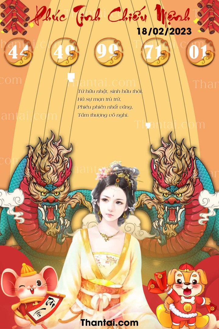 Phúc Tinh Chiếu Mệnh 03/02/2023