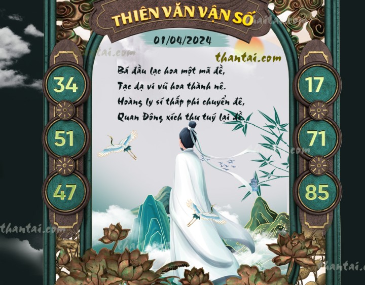 THIÊN VĂN VẬN SỐ 17/03/2024