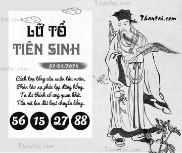 LỮ TỔ TIÊN SINH 02/04/2024