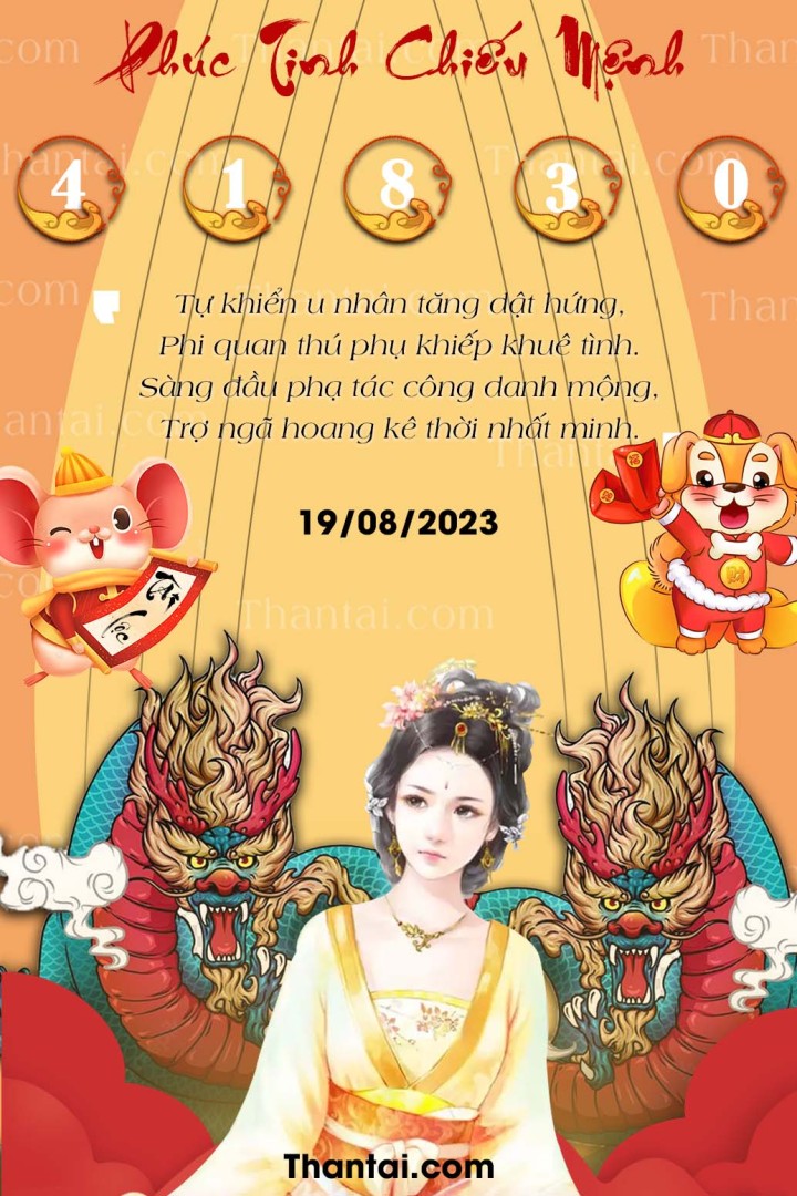 Phúc Tinh Chiếu Mệnh 04/08/2023