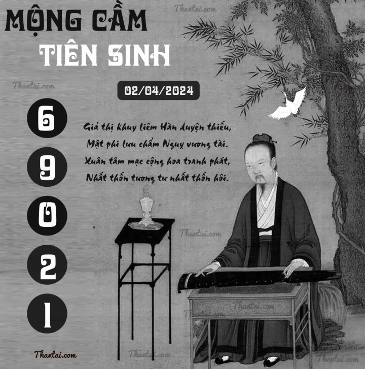 MỘNG CẦM TIÊN SINH 18/03/2024