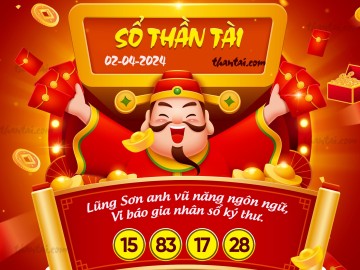 SỔ THẦN TÀI 02/04/2024