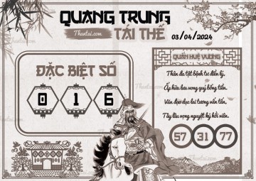 QUANG TRUNG TÁI THẾ 03/04/2024