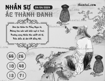 NHẪN SỰ ẮC THÀNH DANH 04/04/2024