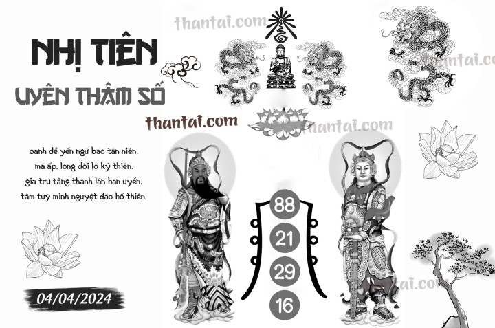 NHỊ TIÊN UYÊN THÂM SỐ 20/03/2024