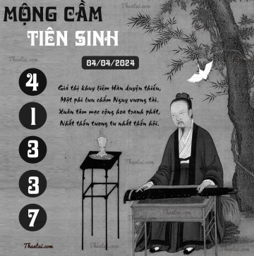 MỘNG CẦM TIÊN SINH 04/04/2024