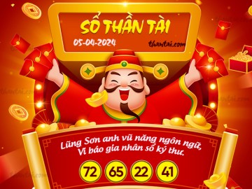 SỔ THẦN TÀI 05/04/2024