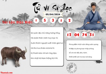 TỬ VI SỐ HỌC 05/04/2024