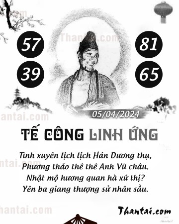 TẾ CÔNG LINH ỨNG 05/04/2024