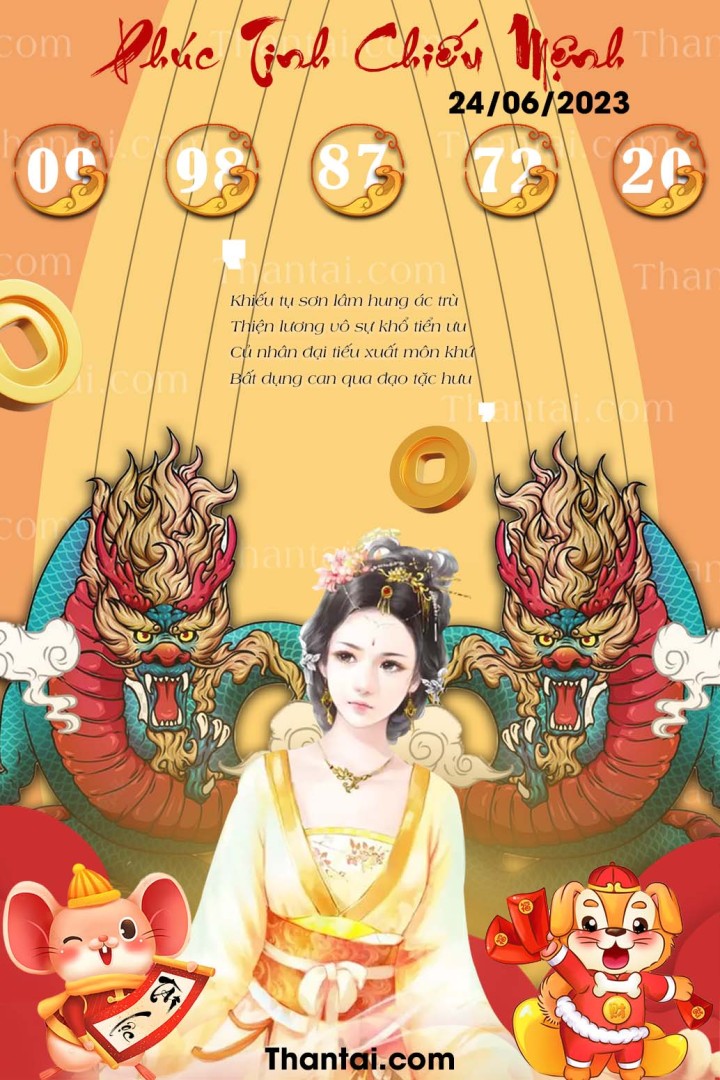 Phúc Tinh Chiếu Mệnh 09/06/2023