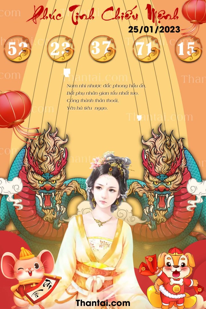 Phúc Tinh Chiếu Mệnh 10/01/2023