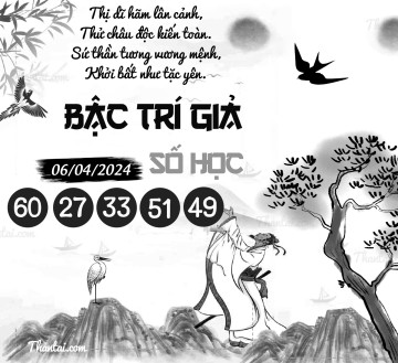 BẬC TRÍ GIẢ SỐ HỌC 06/04/2024