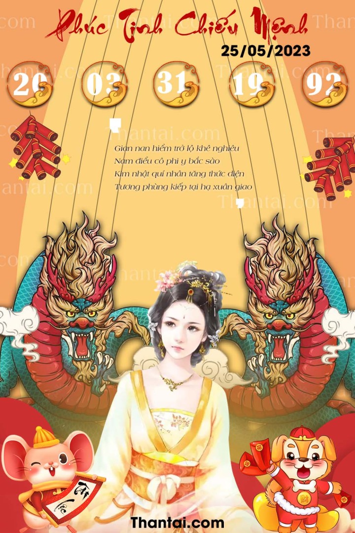 Phúc Tinh Chiếu Mệnh 10/05/2023