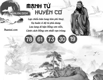 MẠNH TỬ HUYỀN CƠ 06/04/2024