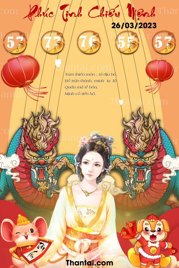 Phúc Tinh Chiếu Mệnh 11/03/2023