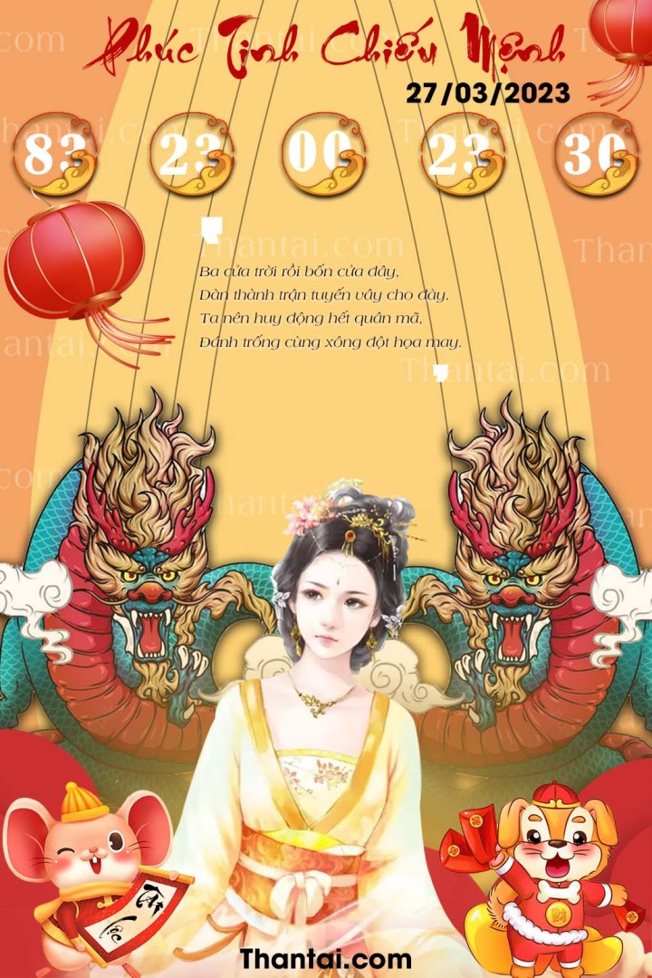 Phúc Tinh Chiếu Mệnh 12/03/2023