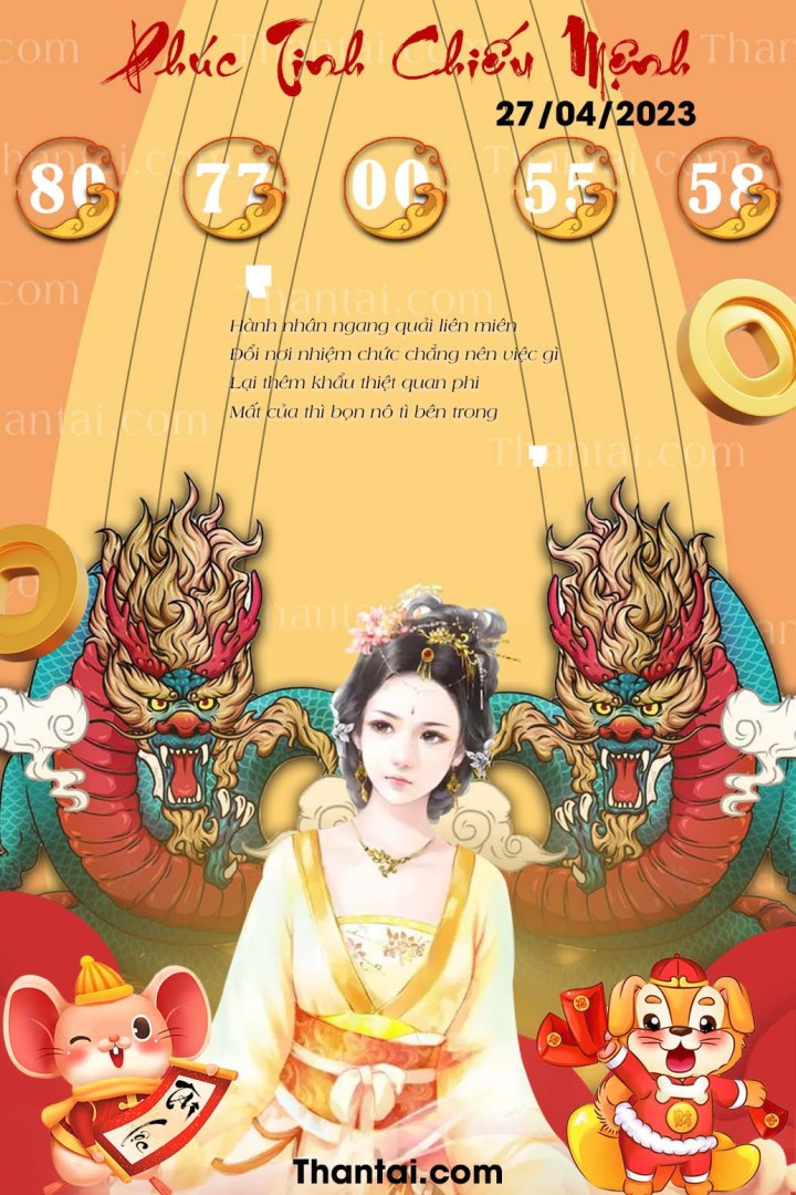 Phúc Tinh Chiếu Mệnh 12/04/2023