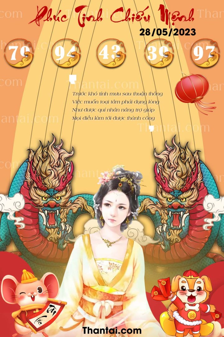 Phúc Tinh Chiếu Mệnh 13/05/2023