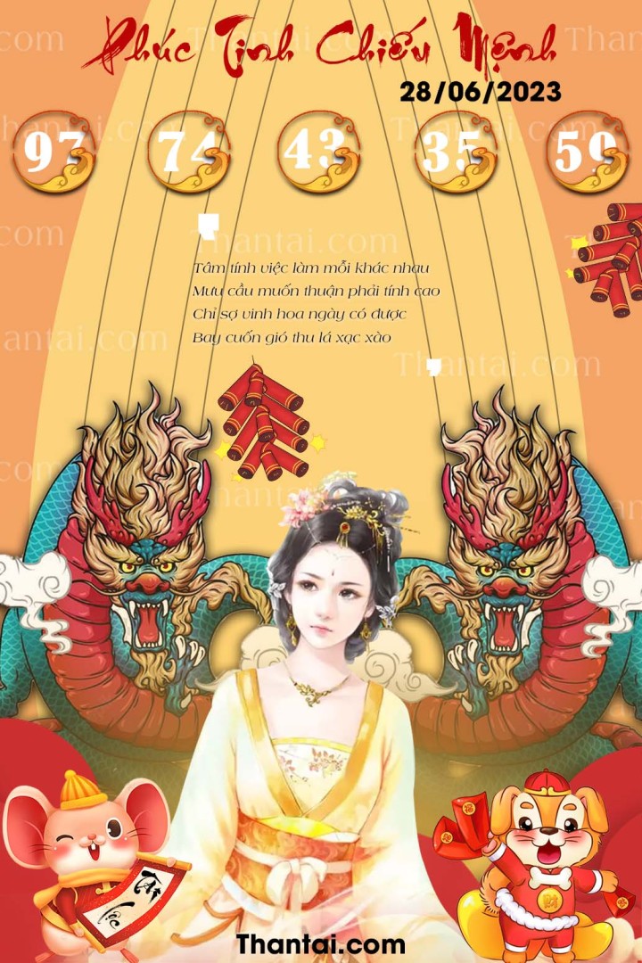 Phúc Tinh Chiếu Mệnh 13/06/2023