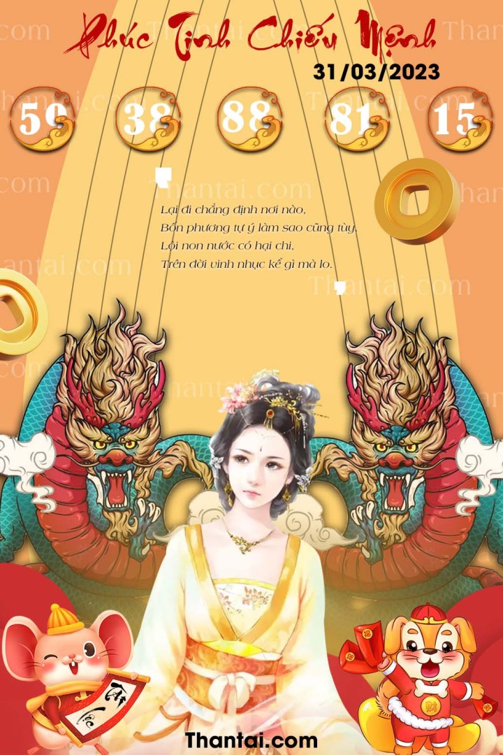Phúc Tinh Chiếu Mệnh 16/03/2023