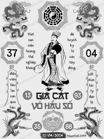 GIA CÁT VÕ HẦU SỐ 12/04/2024