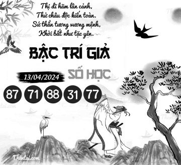 BẬC TRÍ GIẢ SỐ HỌC 13/04/2024