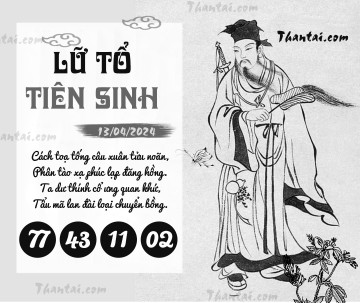 LỮ TỔ TIÊN SINH 13/04/2024