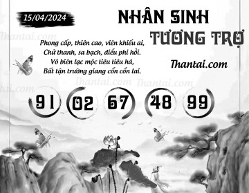 NHÂN SINH TƯƠNG TRỢ 15/04/2024