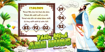 THIÊN MỆNH ANH HÙNG 17/04/2024