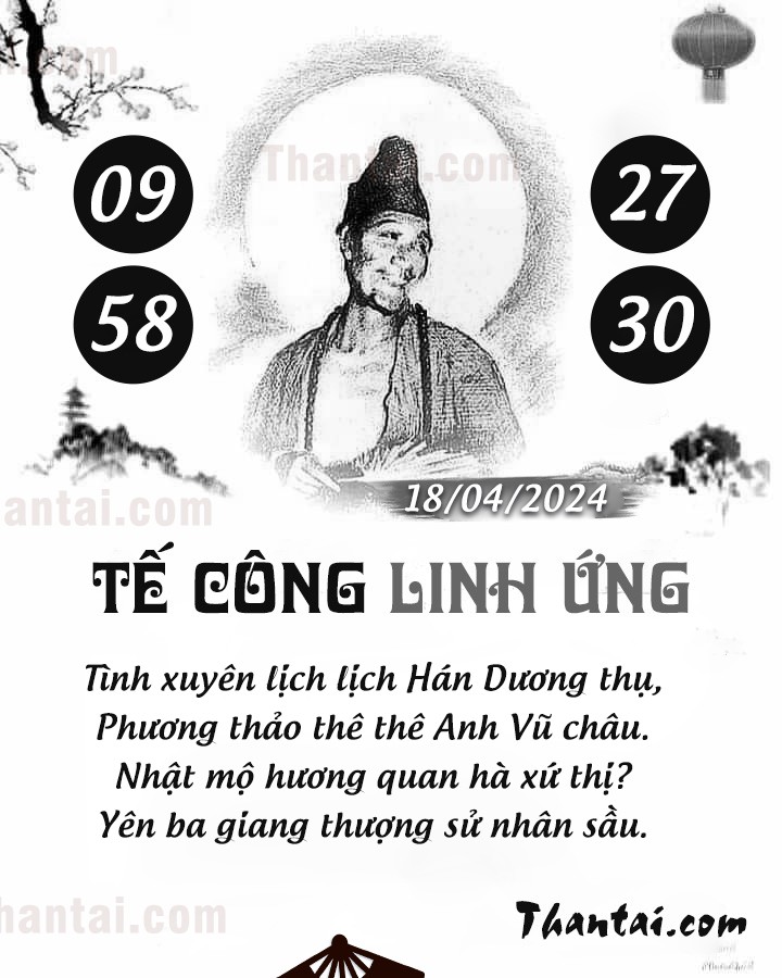 TẾ CÔNG LINH ỨNG 03/04/2024