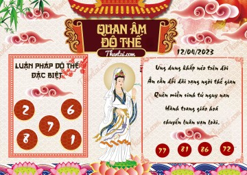 Quan Âm Độ Thế 12/04/2023