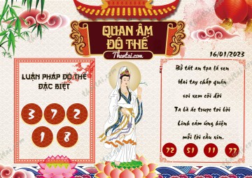 Quan Âm Độ Thế 16/01/2023