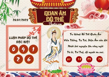 Quan Âm Độ Thế 20/01/2023