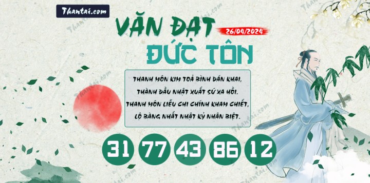 Văn Đạt Đức Tôn 11/04/2024