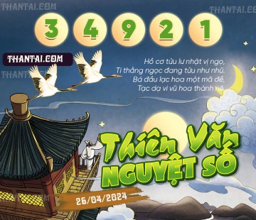 THIÊN VĂN NGUYỆT SỐ 26/04/2024