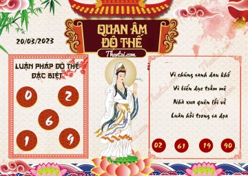 Quan Âm Độ Thế 20/03/2023