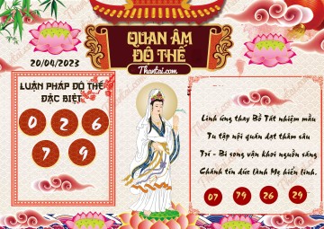 Quan Âm Độ Thế 20/04/2023