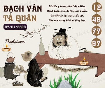 Bạch Vân Tả Quân 07/01/2023