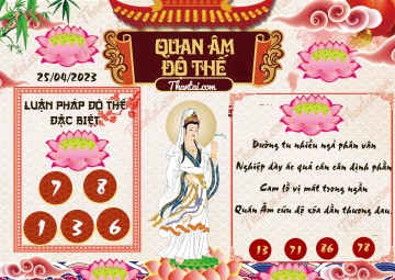 Quan Âm Độ Thế 25/04/2023