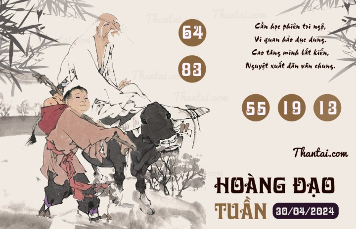 HOÀNG ĐẠO TUẦN 15/04/2024