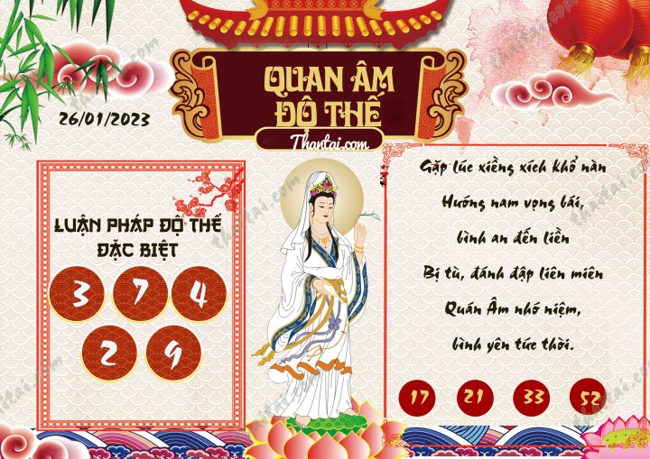 Quan Âm Độ Thế 11/01/2023
