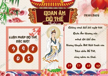 Quan Âm Độ Thế 28/01/2023