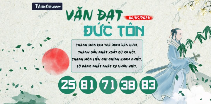 Văn Đạt Đức Tôn 21/04/2024